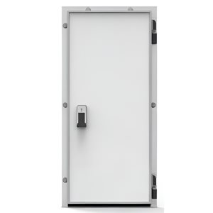 Дверь холодильная распашная одностворчатая НТ-РДО-1200*1900/80 (с металлической рамой)