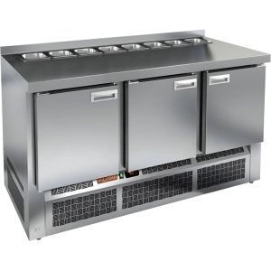 Стол холодильный для салатов HiCold SLE2-111GN (1/6) без крышки