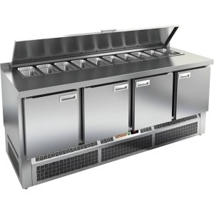 Стол холодильный для салатов HiCold SLE2-1111SN (1/6) 