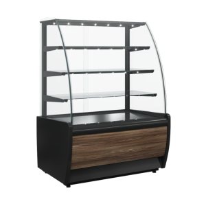 Витрина кондитерская Carboma K70 VM 1,3-1 Light Паттерн (0108 Темный дуб)