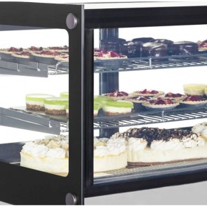 Витрина холодильная настольная TEFCOLD LCT900F BLACK - Изображение 2