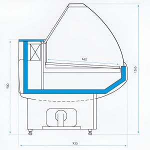 Витрина холодильная CRYSPI Octava 1500 - Изображение 4